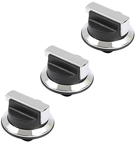 Spares2go Control Knob for Rangemaster Cooker Oven Hob (Pack of 3, Knobs)