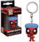 Funko Pocket Pop! Keychain: Marvel Deadpool Playtime: Deadpool Bathtime - Mini-Figurine en Vinyle à Collectionner Porte-clés Fantaisie - Cadeau de Noël - Idée de Cadeau - Produits Officiels