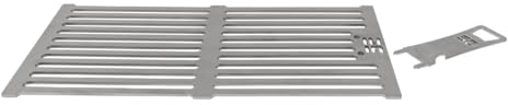 deingrillrost.de/Grillrost 1/3 + Heber f. Barbecook Vanilla Edelstahl VA 4 mm EE 43 x 21 x 4