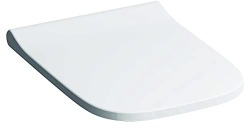 Geberit Smyle WC-Sitz Slim mit Deckel, Wrap Over, antibakteriell, weiß - 500.238.01.1