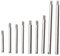Qiterr Uhrenarmbandschraube, Metall 10 Größen Uhrenarmbandschraubensatz Zubehör für das Uhrmacherwerkzeug mit Aufbewahrungsbox(50pcs)