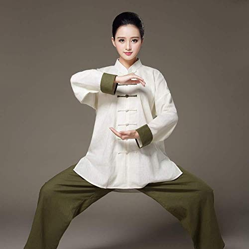 JTKDL Uniformes Tradicionales Chinos De Tai Chi Kung Fu Ropa Unisex,E-L