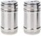 Miniature Kitchen Salt Shaker with Lid - Pack of 2 - Basic Pepper Containers Indastrial Fun Solt Holder Pepper Shakers