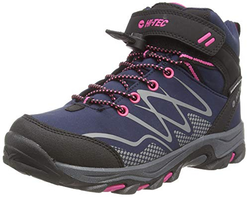 Hi-Tec Blackout Mid Wp JRG Walking-Schuh, Navy Magenta, 36 EU