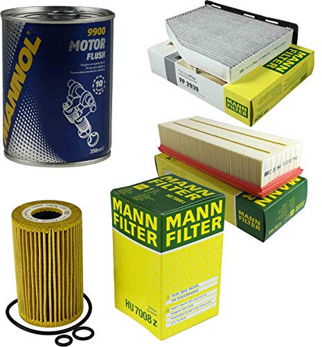 QR-Parts Set 85461768 9900 HU 7008 z C 35 154 FP 2939 Original MANN-Filter Inspektionspaket SCT Motor Flush Motorspülung 11588714