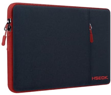 HSEOK 15,6 Funda para Computadora Portátil, Funda Impermeable a Prueba de Golpes con Bolsillo Lateral, Compatible con MacBook Pro 16/15 y la Mayoría de Las PC de 15 15,6 16,B02K02