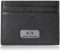 Armani Exchange A|X Porte-Cartes en Cuir Saffiano avec Logo Noir