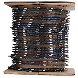 Cofan Rouleau de chaîne pour tronçonneuse | Plusieurs étapes de chaîne | Dents ronds | Longueur totale de 30,5 mètres