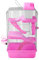 Youyijia 3 Tiers Hamster Cage 23 x 17 x 44cm Large Hamster Cage Castle Gorgeous Mouse Cage for Hamsters Mice (Pink)