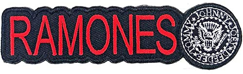 Rock Off Ramones Logo & Seal Official Woven Patch