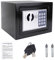 4.6L Safe Tresor Feuerfeste wasserdichte Spardose, Safe und Schließfach, Safe mit digitaler Tastatur mit herausnehmbarem Regal, Innenschrank, Tresor für Zuhause, Büro, Hotel