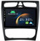 YUNTX Android 14 Autoradio con navi para Mercedes Benz C/CLK Class W203(2000-2004)-Incorporado CarPlay/Android Auto/GPS-IPS 9 Pantalla-Dab/Bluetooth 5.0/Control del Volante/USB/WiFi/4G/MirrorLink