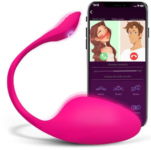 Sex Toys Upgraded Powerful Vibrator, Silent Wearable Egg Vibrators with 9 Vibrating APP Remote Control Vibrater, Waterproof Sex Toys for Women Clitoral Stimulator Female Couples Bullet Vibrator