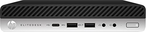 HP EliteDesk 800 G4 8th gen Intel® Core™ i5 i5-8500T 16 GB DDR4-SDRAM 256 GB SSD Black,Silver Mini PC (Renewed)