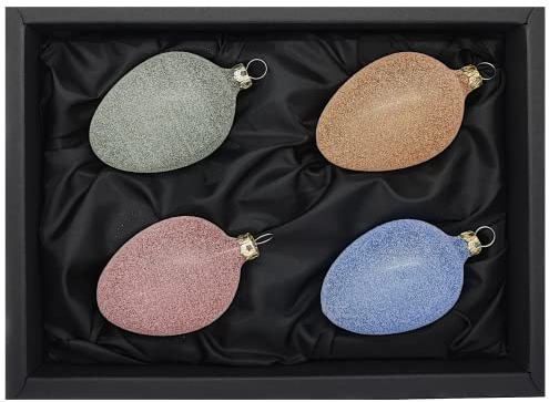 Sparkling Spring - 6 cm Ostereier bunt transparent geglittert