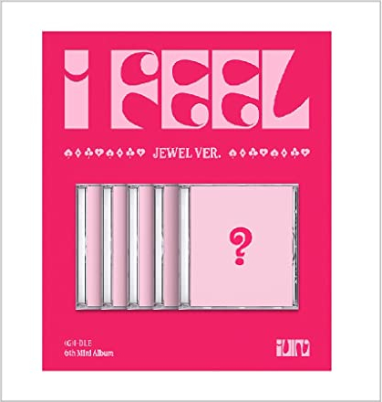 (G) I-DLE - I feel (Jewel Ver.) 6th Mini Album CD + Folded Poster (YUQI ver. (No Poster))