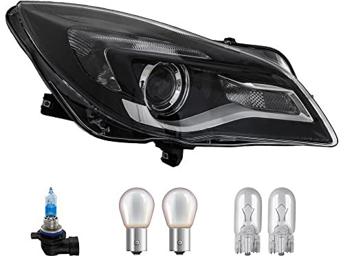 EISENFELS Set 106565206 erstellt mit Scheinwerfer rechts + COOL BLUE INTENSE HIR2 Leuchtmittel kompatibel mit Insignia A Caravan G09