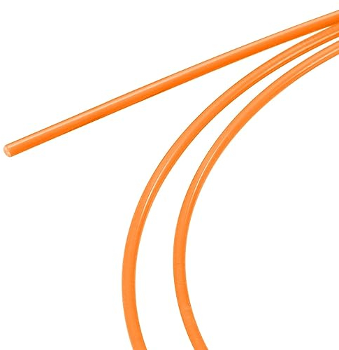 QUARKZMAN 5Stk Ersatz Faser Optische Visierstäbe 2.5mmx15cm PMMA für Bögen Visiere Basteln Kunst Fluoreszenz Orange