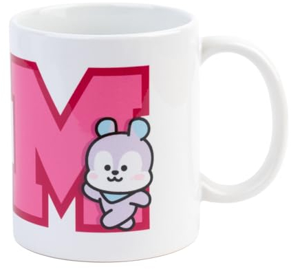 Grupo Erik Tasse Kaffeetasse BT21 Mang Tasse Kaffeetasse BT21 Kaffeebecher - Tasse für Kaffee und Tee - Größe 9,5 cm x 8 cm - Fassungsvermögen 350 ml - Offizielle Lizenz - BT21 Fanartikel