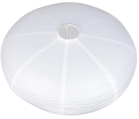 Gadpiparty Japanese Paper Lampshade 8X19.3 Inch Oval Pendant Light Shade Home Ceiling Light Cover Rice Paper Lamp Shade for Living Room Bedroom Study