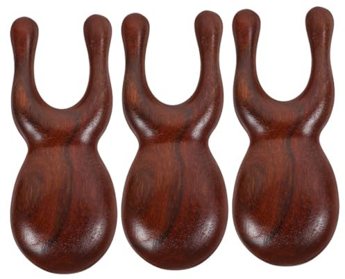 Healeved 3 Stücke Praktische Nase Schaber Massage Stick Holz Nase Für Anwendung Gesichts Verbesserung