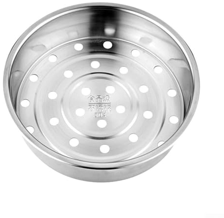 Edelstahl-Dampfgarer-Einsatz, Metall-Dampfkorb für Reiskocher, verdickte und vertiefte Küche, Lebensmittel, Gemüse, Dampfkorb (22,5 cm)