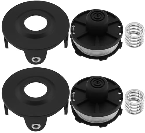 SG Store 2 Sets Diameter 1.6 mm Grass Trimmer Replacement Coil Line Set Replacement Part 195858-1 196146-9 Compatible with Makita DUR141 DUR181