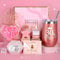 COYBTO 30th Birthday Gift for Women - 16 OZ Insulated Stemless Wine Tumbler, Pamper Set With Scented Candles, Wine Glasses for Mum, Wife, Friends