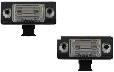 Johns, Kennzeichenleuchte Links & Rechts Set kompatibel zu Skoda Fabia 6Y 99-08