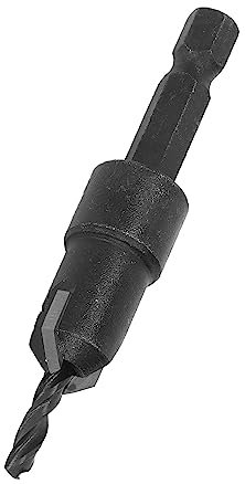 Hartmetall-Senkbohrer, Sprühbeschichteter, Konischer Senkerbohrer, Schnelle Spanentfernung, Breites Schlitzdesign für Holzbearbeitungsprojekte