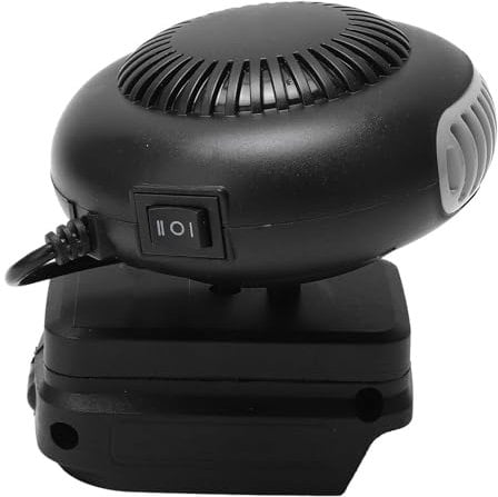 Stufetta Portatile Alimentata a Batteria, 2 Impostazioni di Temperatura, Funzionamento Silenzioso, Piccola e Portatile, Adatta a Piccoli Luoghi, Stufetta Cantiere