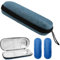 KeyQueen Borsa Termica per Insulina, Porta Insulina Termico da Viaggio con 2 Impacchi di Ghiaccio Custodia per Insulina Diabete Medicinali Farmaci per Diabetici (Blu Navy)