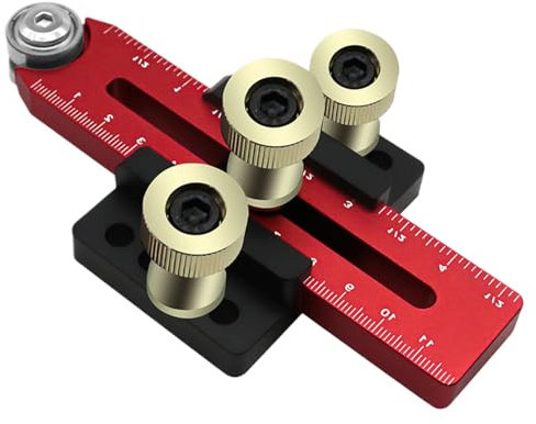 Thin Rip Jig Table Saw Jig Guide | Schablone für Dünne Streifen für Tischkreissäge | Werkzeuge für Schmale Streifenschnitte | Tischkreissäge Zubehör für T Nuten Von 3/8 X 3/4 Und 1/4 X 3/8