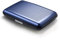 ÖGON -DESIGNS- Porte-Cartes en Aluminium avec Fermoir en métal, Protection RFID Contre la fraude et la démagnétisation, Portefeuille Compact, modèle Smart Case Stockholm (Aluminium Navy Blue)