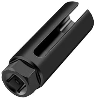 O2 Sensor Socket, Practical O2 Sensor Removal Tool, Oxygen Sensor Removal Tool Universal Socket Suitable Motorcycle and Car Disassembly Tools and Protect Wires Damage to Wires