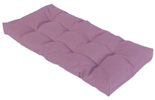 Generisch 8cm Polster Für Gartenmöbel Bank, Bankauflage Outdoor Sitzkissen Bank Innen Wetterfest, Rutschfestes Sitzpolster Outdoor Bank Bankkissen Polsterauflage Sitzauflage,Lila,80x40x8cm