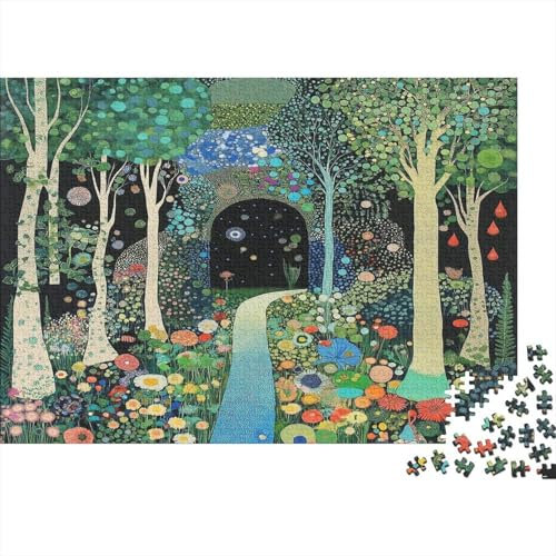 1000pcs (75x50cm) Puzzles, Puzzles Für Erwachsene Und Teenager Secret Garden