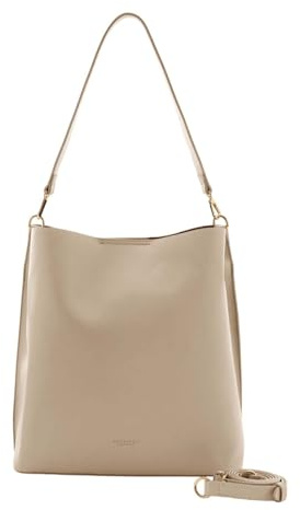 SEIDENFELT MANUFAKTUR Umhängetasche Schultertasche Nelma Hobo Bag Warm Beige
