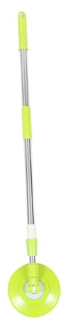 IWOWHERO Manico Rotante per Scopa in Acciaio Inox Verde, Smontabile | Ricambio a Tre Sezioni, Montaggio Semplice, Struttura Plastica e Acciaio Inox, Set Singolo