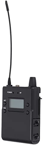Naroote de Monitor Inalámbrico Compacto y Liviano Receptor IEM de Mano de Obra Fina para Ensayo de Banda de Estudio Actuación en, Equipo de Grabación de Música
