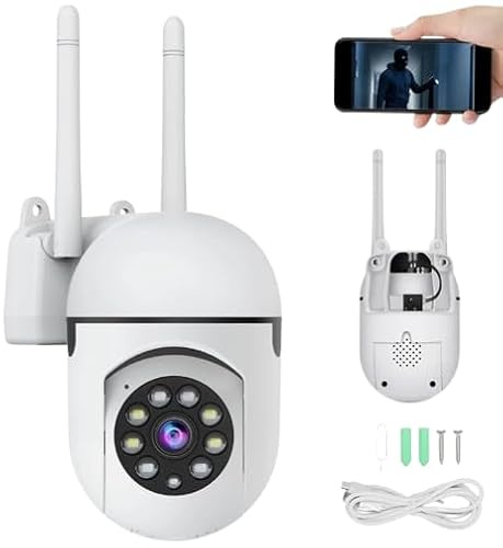 5G Dual Band Wireless Outdoor Security Camera HD 1080p PTZ Smart Home CCTV with AI Human Tracking Full Colour Night Vision and Two Way Audio