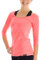 Winshape Damen Ws4 3/4-arm Shirt, Neon-Coral, M EU