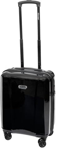 Bowatex Reisekoffer Handgepäck 55 cm auf 4 Rädern Koffer Trolley Schwarz Cavalet