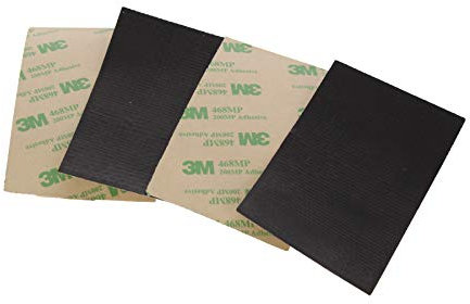 Bigg Red - Brake Pad Anti-Squeal Backing Shims - Compatible with, Mini, Front, Rear - Left & Right - 96 x 60mm