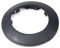 MroMax Passend für 6 cm Außendurchmesser, Flansch-Wasserrohrabdeckung, Dekoration, schwarze Rohrabdeckung, Heizkörper, PP-Kunststoff, 63 mm, Rosettenrohrmanschette für Wandrohr-Dekoration, 1 Stück