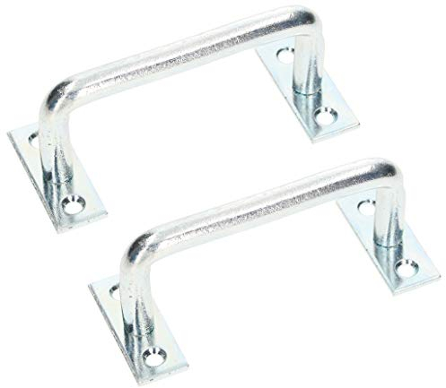 KOTARBAU® 2er Set Türgriff 110x12mm Verzinkt Universal Türklinke Handgriff Torgriff Stahltürzug Haltegriff Griff Türbeschlag Torbeschlag Schiebetür Möbelgriffa