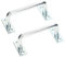 KOTARBAU® 2er Set Türgriff 110x12mm Verzinkt Universal Türklinke Handgriff Torgriff Stahltürzug Haltegriff Griff Türbeschlag Torbeschlag Schiebetür Möbelgriffa