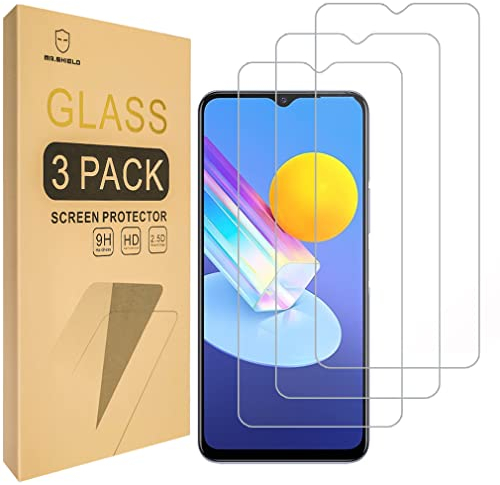 Mr.Shield Verre Trempé compatible avec Vivo Y52 5G/Vivo Y72 5G [Lot de 3] Film Protecteur d'écran Vitre Protecteur 9H Dureté