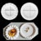 DIYBravo 2PCS Bubble Coaster Epoxy Resin Moulds, 3D Silicone Round Plate Tray Moulds Jesmonite Resin Casting Moulds for Decoration Gift Making (Bubble Coaster)
