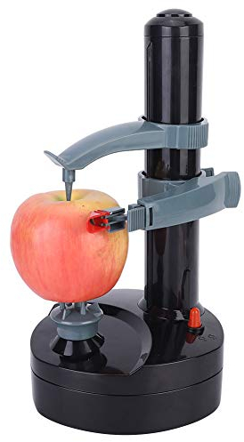 Electric Potato Peeler, Multifunctional Apple Peeler Stainless Steel Electric Fruit and Vegetable Peeler Rapid Rotating Peeling Machine Kitchen Peeling Tool for Turnips, Onions, Pears, Mangos, Peaches